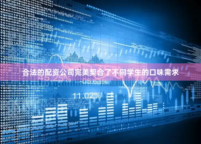 合法的配资公司完美契合了不同学生的口味需求
